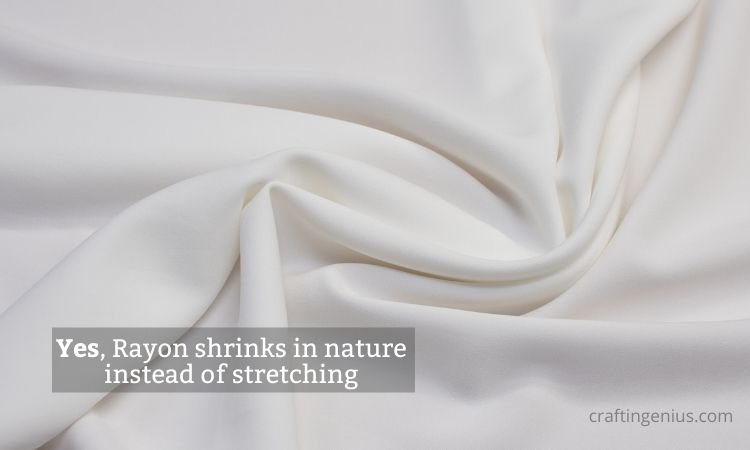 Does rayon shrink?
