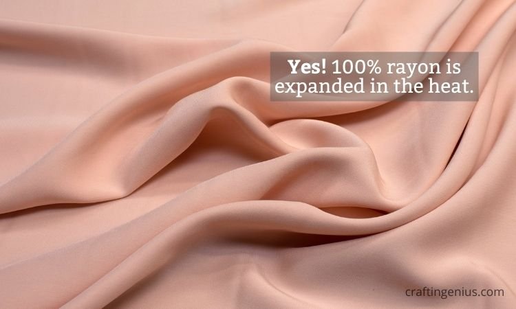 Will 100% rayon shrink?