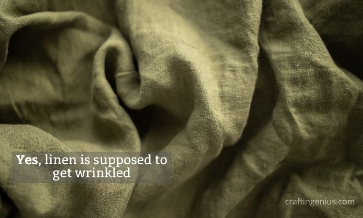 is Linen supposed to Wrinkled?