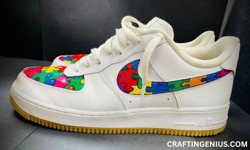 use acrylic paint on air force ones
